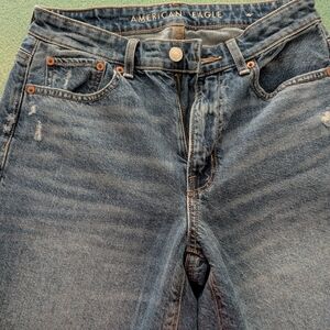 American Eagle Light Blue Denim Shorts